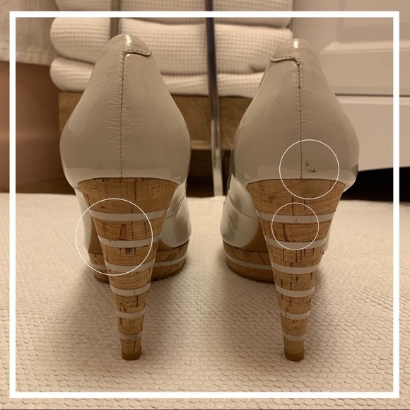 Michael MICHAEL KORS Off White Patent Leather Heel - Picture 4 of 8